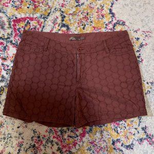 PrAna Michelle Eyelet Shorts